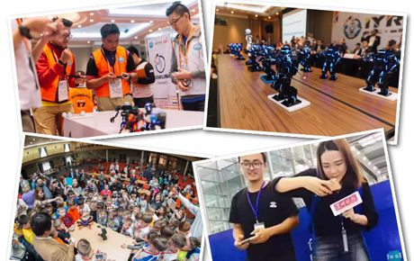 韓端LINE Humanoid人形機(jī)器人挑戰(zhàn)賽走進(jìn)深圳大學(xué)